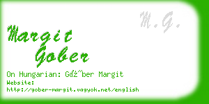 margit gober business card